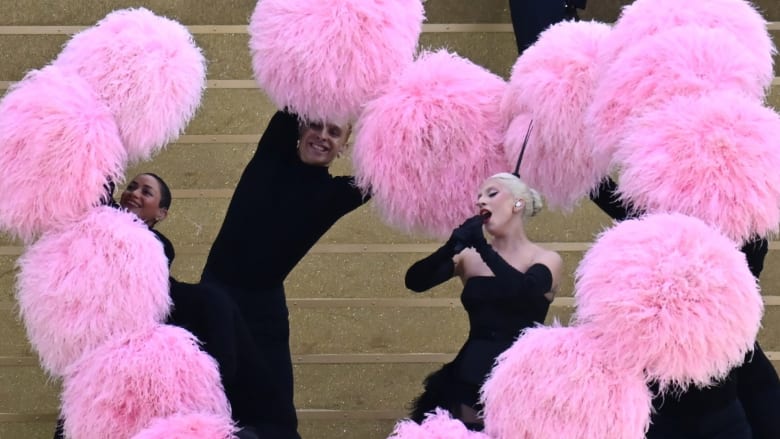 Lady Gaga performs at Paris Olympics Opening Ceremony