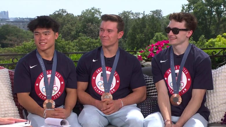 U.S. men’s gymnastics team wins first medal in 16 years