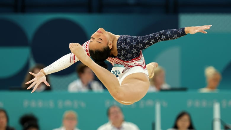 Two minutes of gorgeous slow motion from women's team final