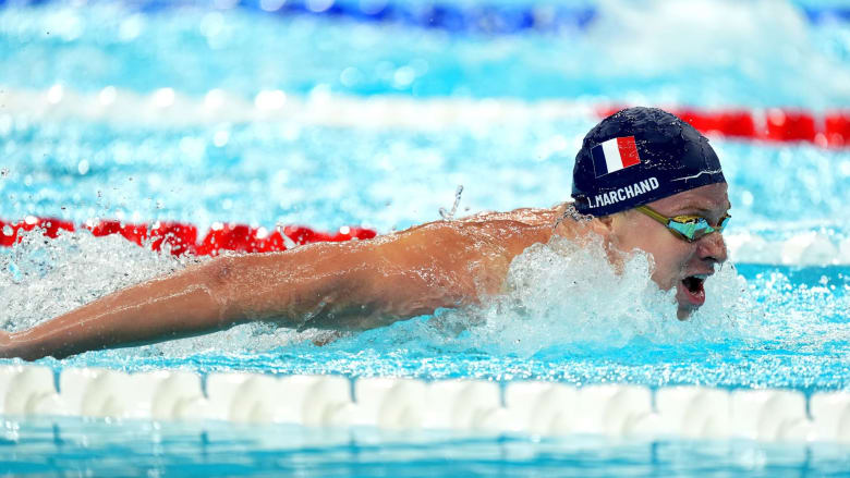 France's Leon Marchand wins gold in 200m butterfly