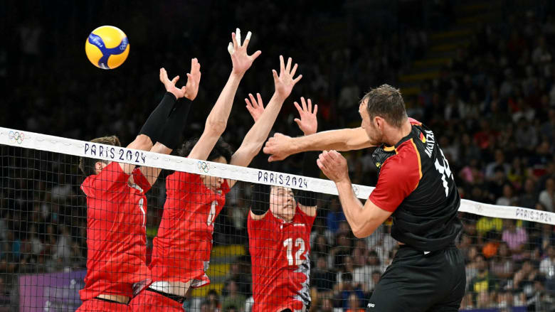 Germany stuns No. 2 Japan in Olympic men's volleyball opener