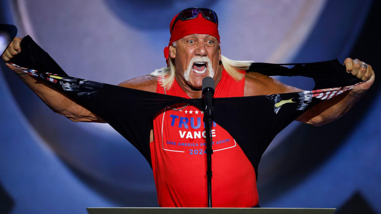Watch: Hulk Hogan rips off shirt at Republican National Convention
