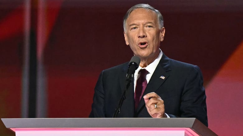 Mike Pompeo touts Trump's international accomplishments in RNC speech