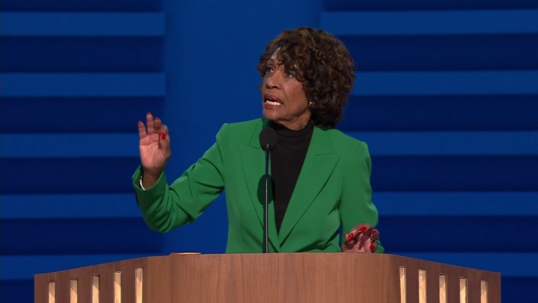 Rep. Maxine Waters pays tribute to civil rights icon Fannie Lou Hamer at DNC