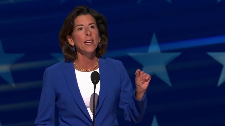 Commerce Secretary Raimondo touts Harris' 'pro-worker' economic vision at DNC