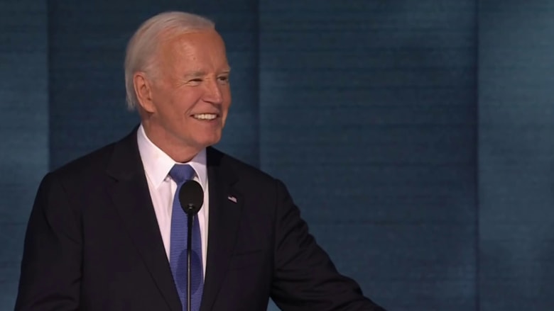 Watch President Biden's full remarks at DNC