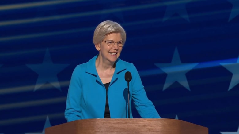 Sen. Elizabeth Warren says Harris 'can't be bought or bossed around' in DNC speech