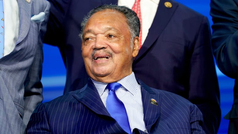 Rev. Jesse Jackson met with a standing ovation at the Democratic National Convention