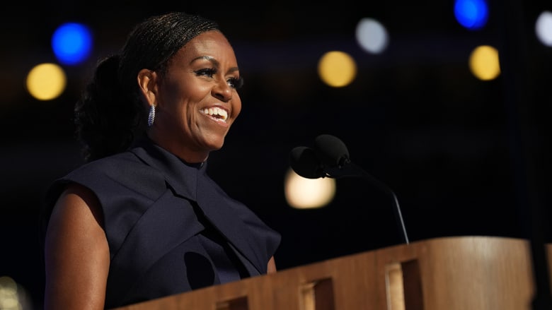 Michelle Obama jabs Trump for seeking 'one of those Black jobs' in the White House