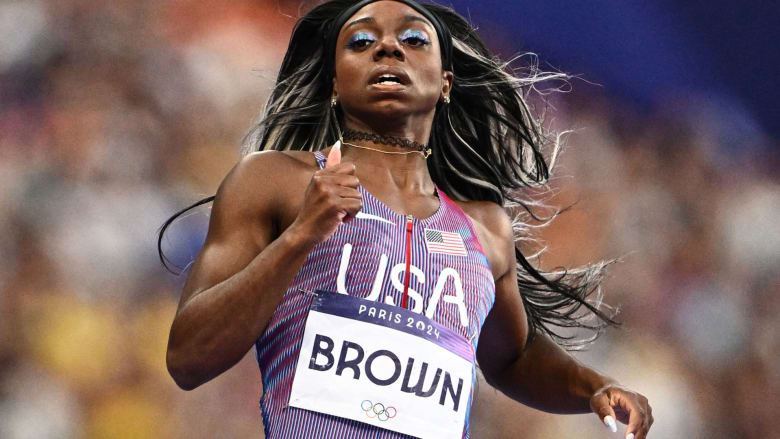 U.S. star Brittany Brown advances to 200m Olympic final