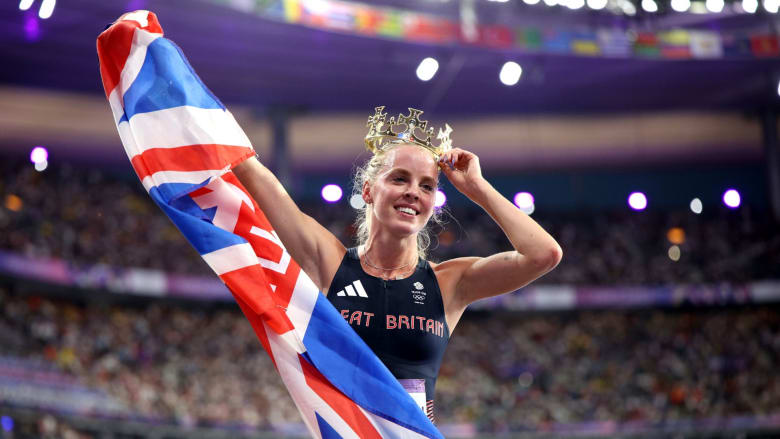 Keely Hodgkinson wins 800m gold in Paris