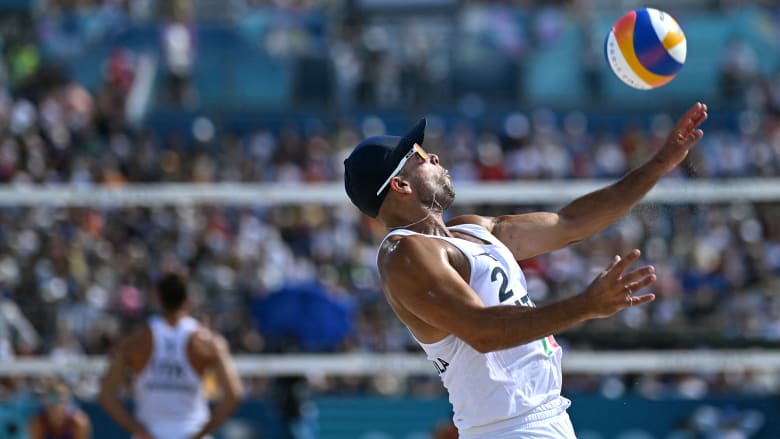 Must see: Carambula's "sky ball" serve at Olympics