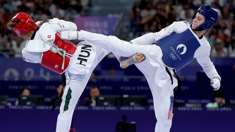 USA's Teachout falls to Marton in taekwondo quarterfinals