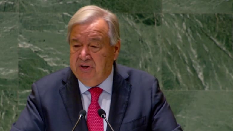 'We are in a climate meltdown': U.N. secretary-general calls for global action on climate