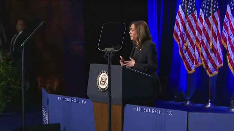 Harris and Trump focus on the economy less than six weeks before election
