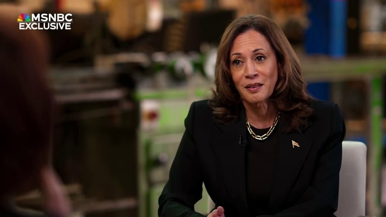 Kamala Harris outlines economic plan with focus on middle class