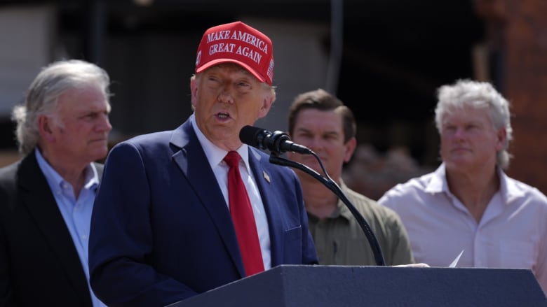Trump speaks about recovery efforts in Georgia after touring damage from Helene