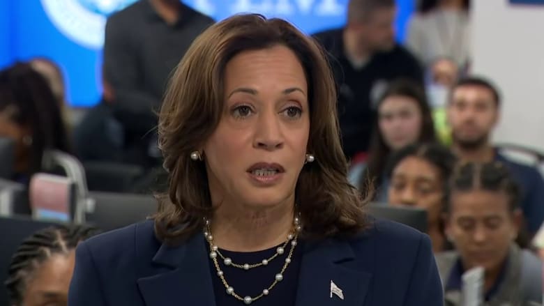 Vice President Harris thanks FEMA workers for response to Hurricane Helene 