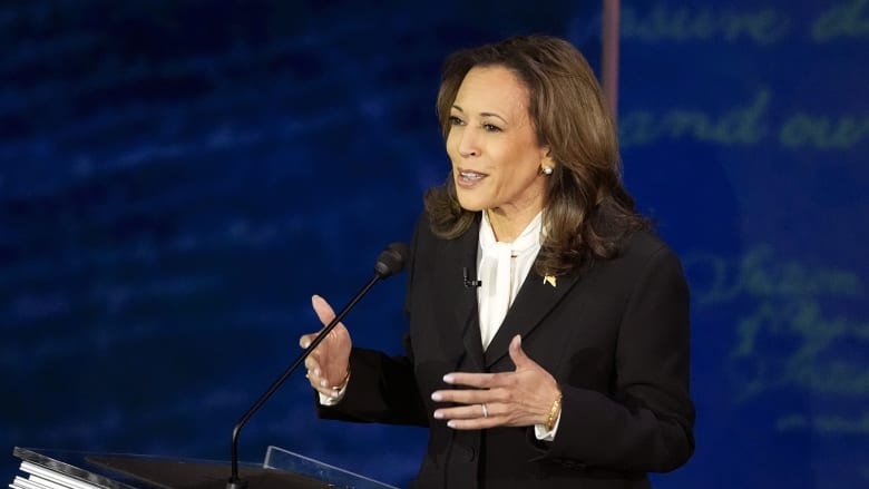 Harris highlights her 'opportunity economy' in contrast to Trump