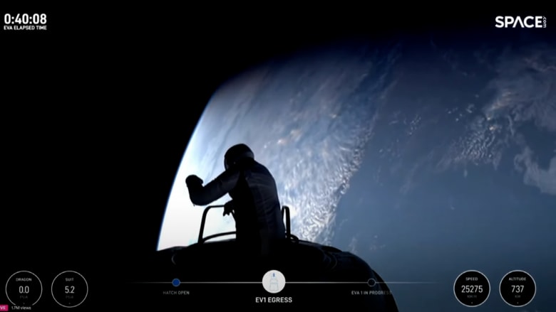 WATCH: Highlights from SpaceX's first all-civilian spacewalk