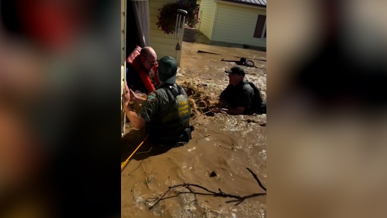 Tennessee Wildlife Resources Agency performs rescues after Hurricane Helene