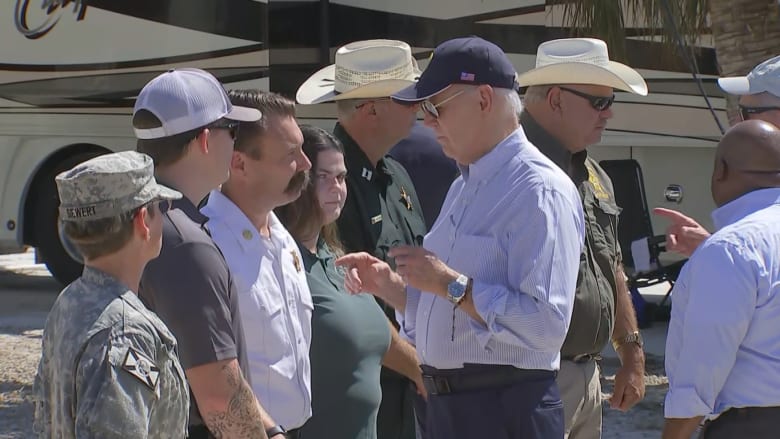 President surveys Hurricane Helene damage as death toll tops 200