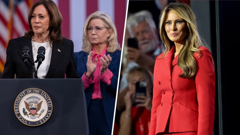 Harris teams up with Cheney; Melania Trump backs abortion rights