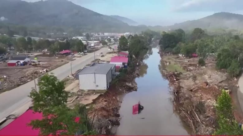 Search for survivors as communities struggle one week after Helene