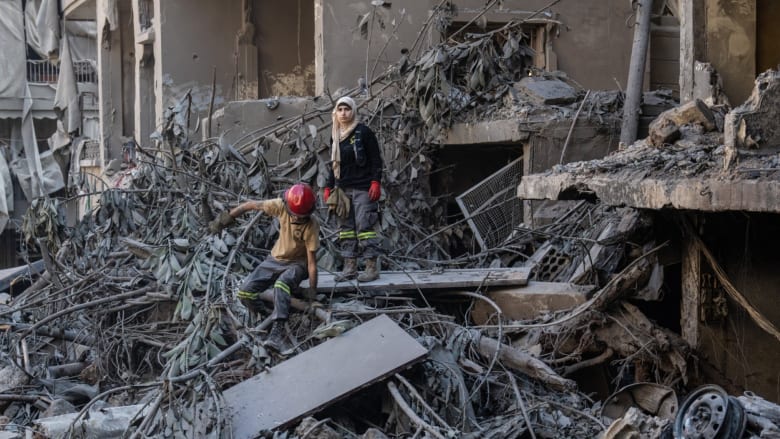 Lebanon says at least 22 killed in Israeli strikes on central Beirut