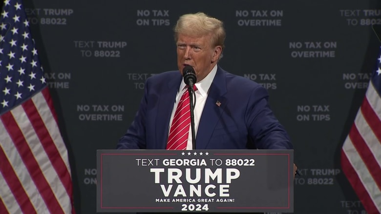 Trump says Black, Latino voters who back Harris need their 'head examined'