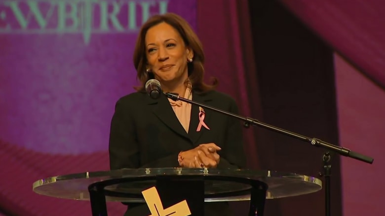 Watch: Georgia churchgoers sing ‘Happy Birthday’ to Harris 