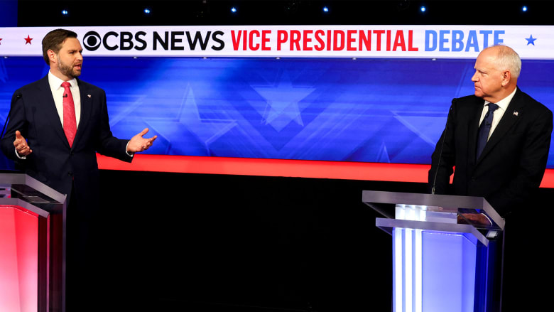Walz and Vance spar over trusting 'experts'