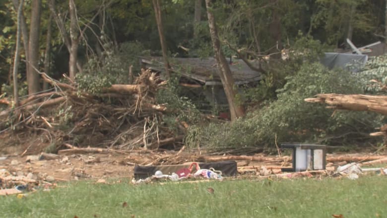 'We’ve had floods, but nothing like this': Garren Creek, N.C., devastated by Helene flooding