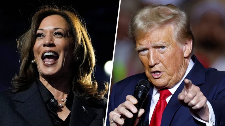 Harris and Trump on campaign trail with 3 days until Election Day