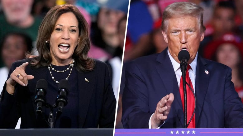 Harris takes 3-point lead over Trump in Iowa poll before election