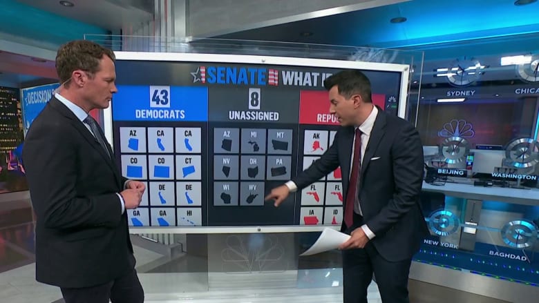 Races that could decide control of the Senate