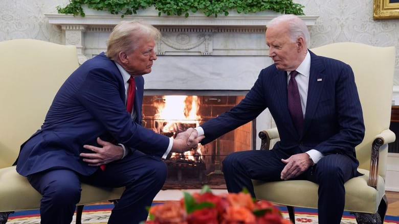 WATCH: Biden and Trump speak at White House transition meeting