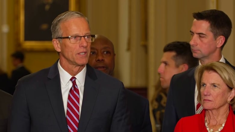 Thune promises to enact Trump agenda as Senate majority leader
