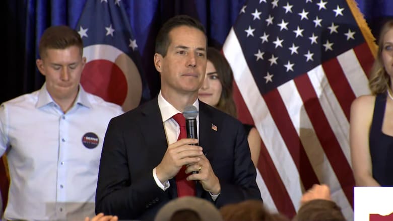 Republican Bernie Moreno speaks after winning Ohio Senate race