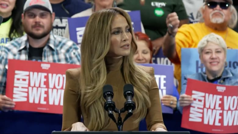 'We are Americans': Jennifer Lopez addresses comments made at Trump's New York rally