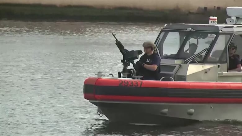 Heightened security measures, including robot dog, seen at Mar-A-Lago following Trump win