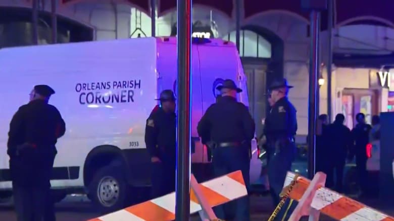 Federal official says suspect who drove into New Orleans crowd is believed to be dead