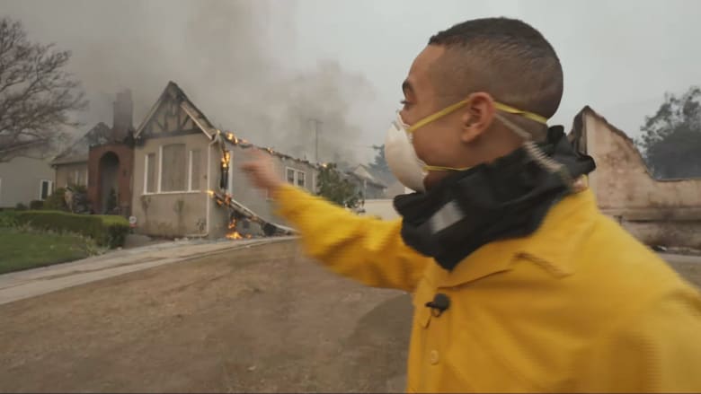 House roof partially collapses during Steve Patterson’s live report