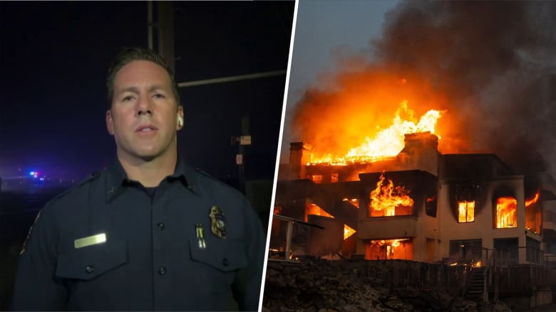 Fire chief hopeful of gaining control of wildfire as winds calm