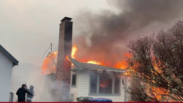 People take extraordinary measures to protect their homes from wildfires