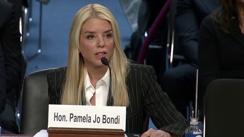 Bondi vows to end 'weaponization of justice'