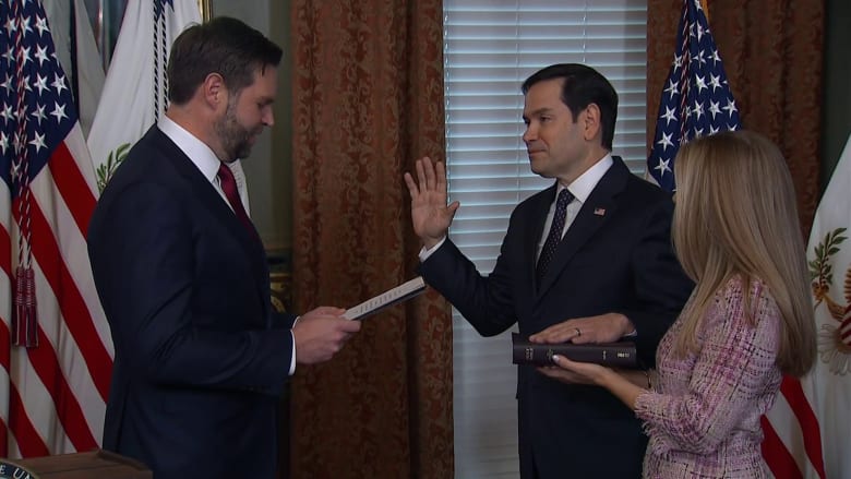 Rubio sworn in as secretary of state