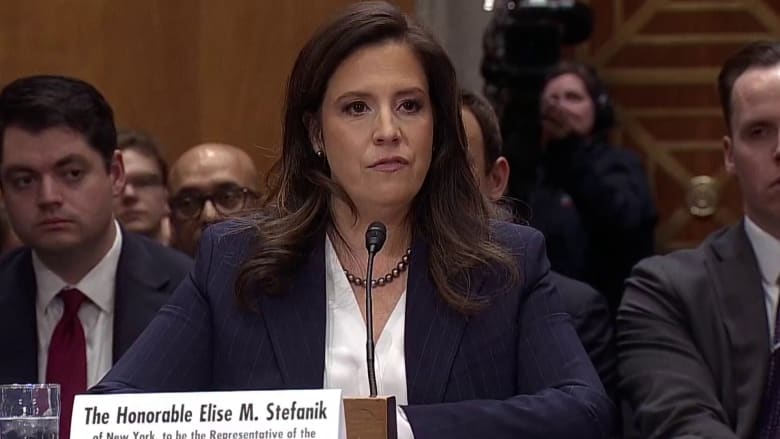'Elon Musk did not do those salutes': Stefanik defends Musk during confirmation hearing