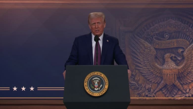 Trump bashes Biden's 'ruinous policies' in virtual remarks to World Economic Forum