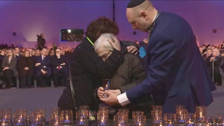 Survivors and world leaders mark 80th anniversary of liberation of Auschwitz